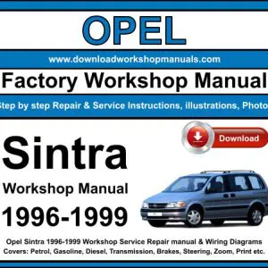 Opel Sintra 1996-1999 service repair manual PDF download