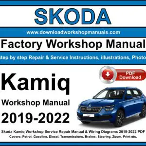Skoda Kamiq 2019-2022 service repair manual PDF download