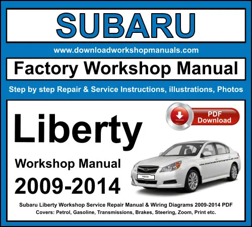 Subaru Liberty 2009-2014 service repair manual PDF download