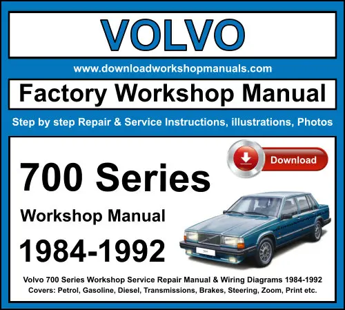 Volvo 700 Series 1984-1992 service repair manual PDF download