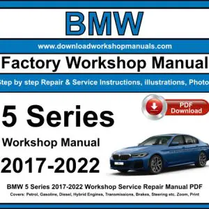BMW 5 Series 2017-2022 service repair manual PDF download