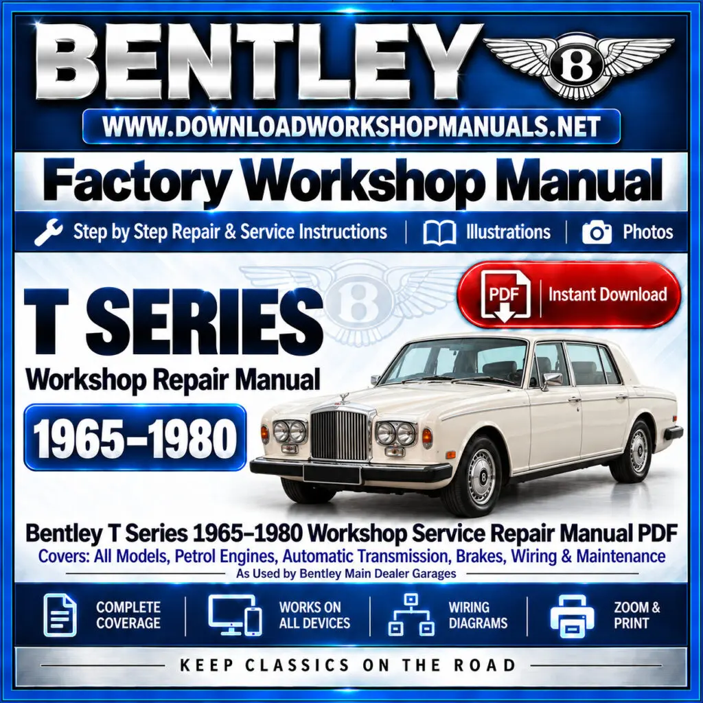 Bentley T Series 1965-1980 workshop service repair manual PDF download