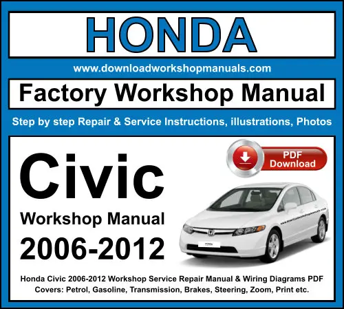 Honda Civic 2006-2012 service repair manual PDF download