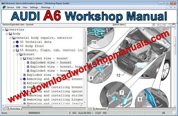 AUDI A6 Workshop Manual