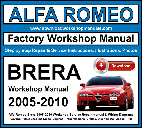 Alfa Romeo Brera Workshop Repair Manual Download