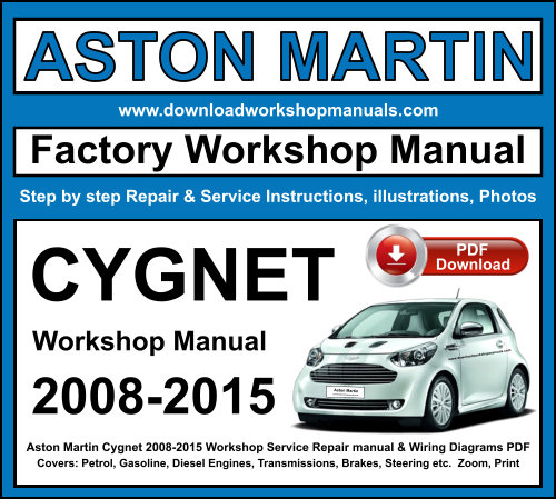 Aston Martin Cygnet Workshop Repair Manual Download PDF