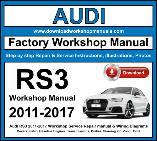 Audi RS3 Workshop Repair Manual Download