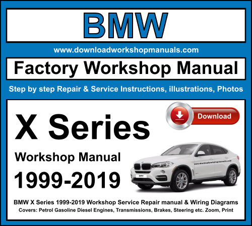 BMW X Series Workshop Repair Manual Download