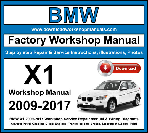 BMW X1 Workshop Repair Manual Download