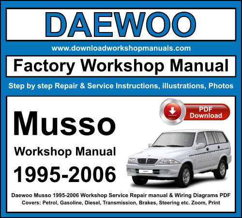 Daewoo Musso 1995-2006 Workshop Repair Manual Download