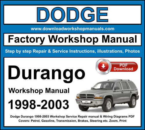 Dodge Durango 1998-2003 Workshop Repair Manual Download