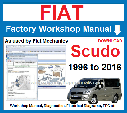 Fiat Scudo Workshop Repair Manual 1996 to 2016