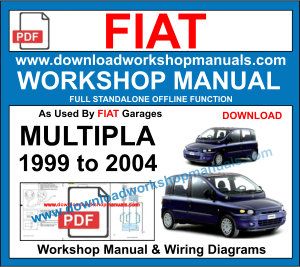 Fiat Multipla Workshop Repair Manual 1999 to 2004