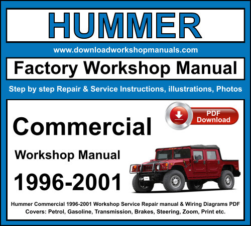 Hummer Commercial 1996-2001 Workshop Repair Manual Download