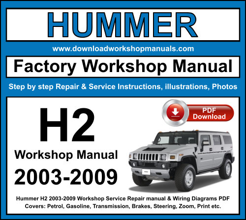 Hummer H2 2003-2009 Workshop Repair Manual Download