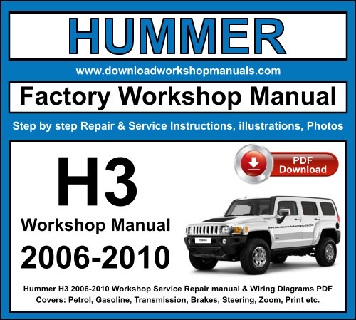 Hummer H3 2006-2010 Workshop Repair Manual Download