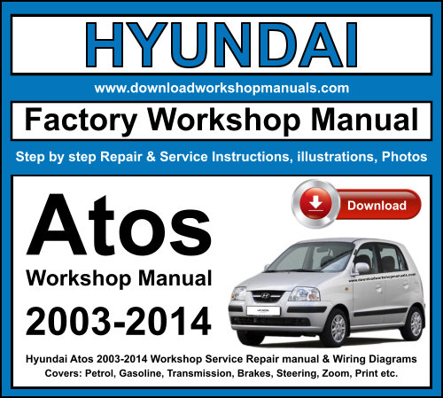 Hyundai Atos 2003-2014 Workshop Repair Manual Download