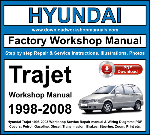 Hyundai Trajet 1998-2008 Workshop Repair Manual Download