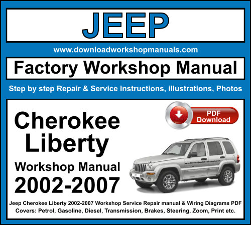 Jeep Cherokee Liberty 2002-2007 Workshop Repair Manual Download