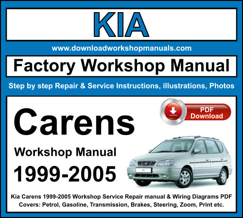 Kia Carens 1999-2005 Workshop Repair Manual Download