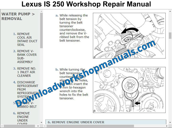 Lexus IS 250 Workshop Repair Manual