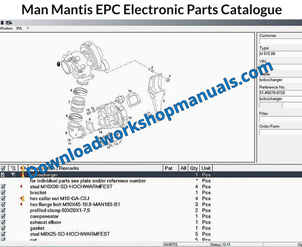 Man Mantis EPC Electronic Parts Catalogue