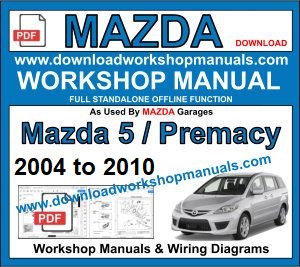 Mazda 5 2004 to 2010 Workshop Service Repair Manual Download