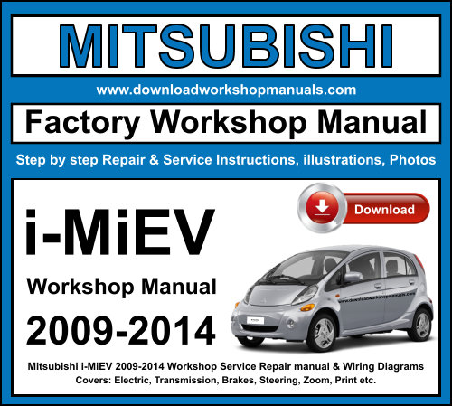 Mitsubishi i-MiEV 2009-2014 Workshop Repair Manual Download