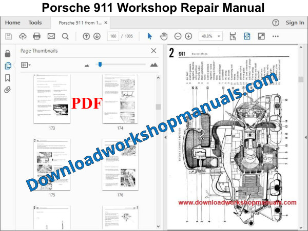 Porsche 911 Workshop Repair Manual