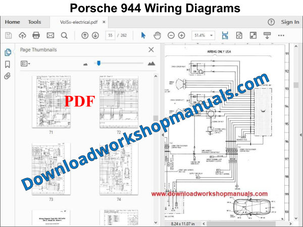 Porsche 944 Wiring Diagrams