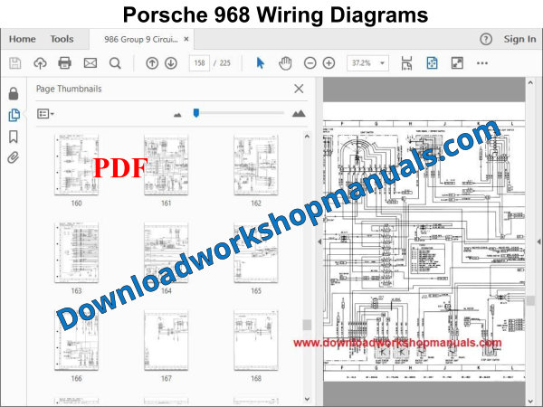 Porsche 968 Wiring Diagrams