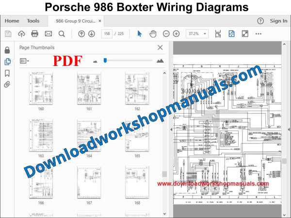 Porsche 986 Boxter Wiring Diagrams