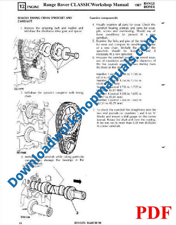 Range Rover CLASSICWorkshop Manual