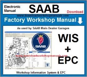 SAAB WIS Workshop Repair Service Manual All SAAB Vehicles 1994 to 2013