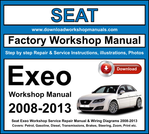 Seat Exeo Workshop Repair Manual Download 2008-2013