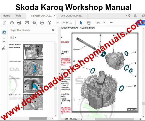 Skoda Karoq Workshop Manual