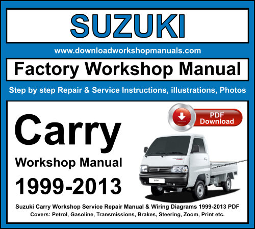 Suzuki Carry Workshop Repair Manual Download 1999-2013