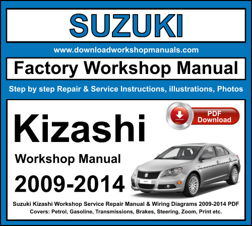 Suzuki Kizashi Workshop Repair Manual Download 2009-2014