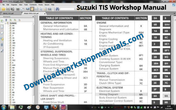 Suzuki TIS Workshop Manual