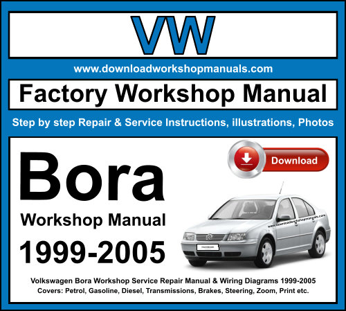 Volkswagen Bora Workshop Repair Manual Download 1999-2005