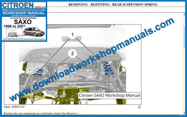 citroen saxo workshop manual download