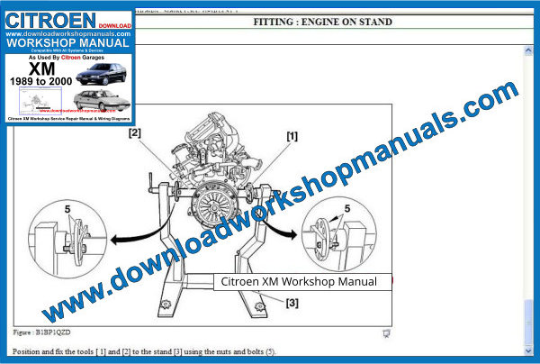 citroen xm workshop manual download