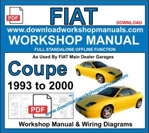 Fiat Coupe Workshop Repair Manual 1993 to 2000