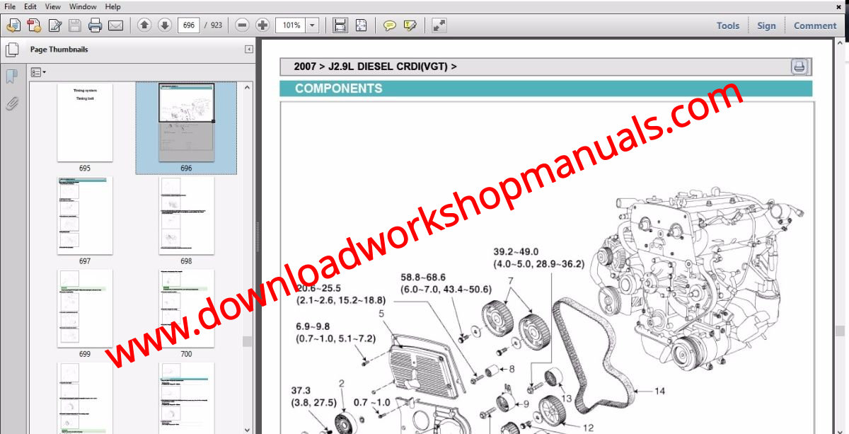 kia workshop manual download 2