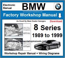 BMW 8 Series Service Repair Workshop Manual