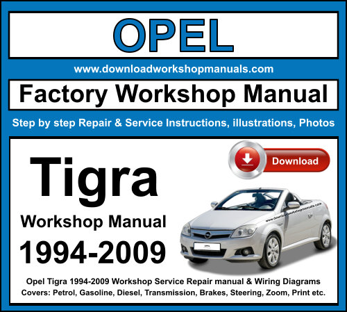 Opel Tigra 1994-2009 Workshop Repair Manual Download