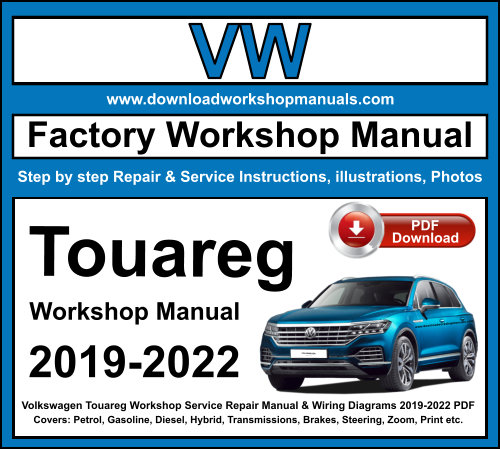 Volkswagen Touareg Workshop Repair Manual Download 2019-2022