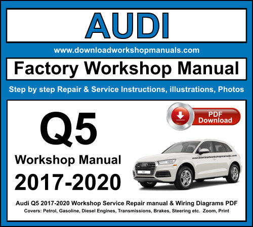 Audi Q5 2017-2020 Workshop Repair Manual Download PDF