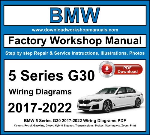 BMW 5 Series 2017-2022 Wiring Diagrams Download PDF