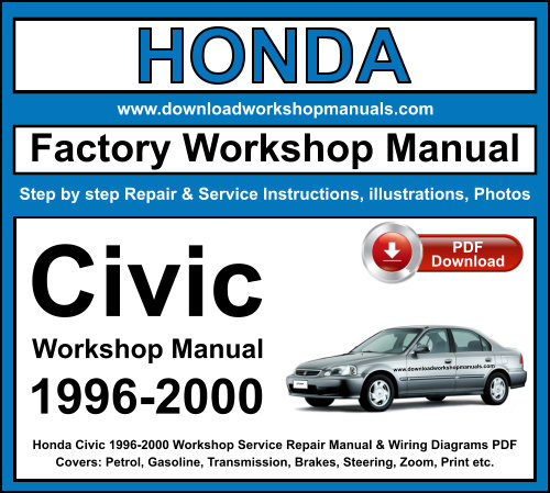 Honda Civic 1996-2000 Workshop Repair Manual Download